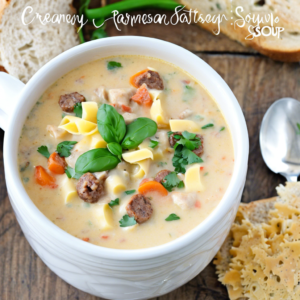 Read more about the article Creamy Parmesan Italian Sausage Soup