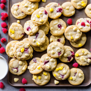 Read more about the article White Chocolate Lemon Raspberry Cookies