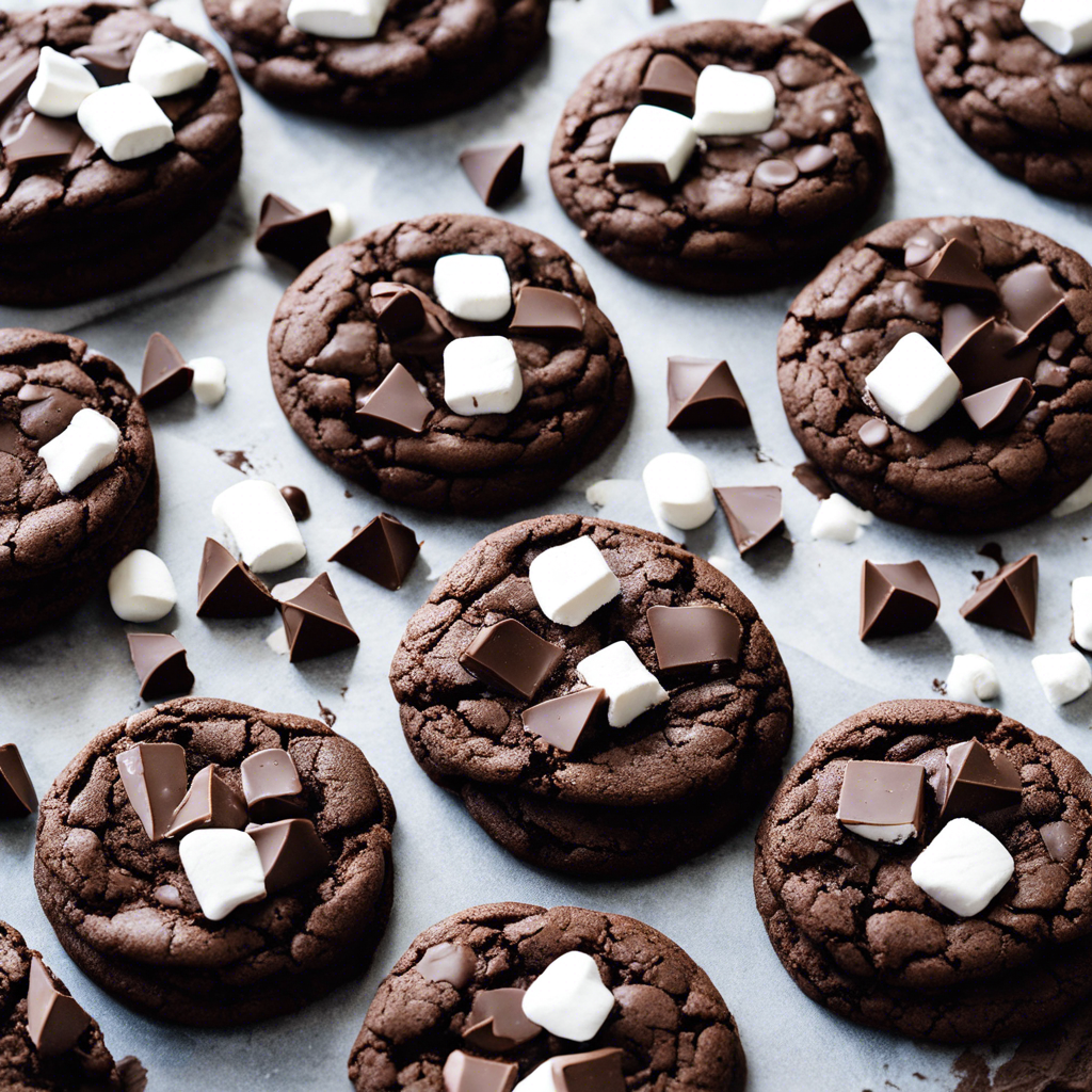 You are currently viewing Double Chocolate Marshmallow Cookies