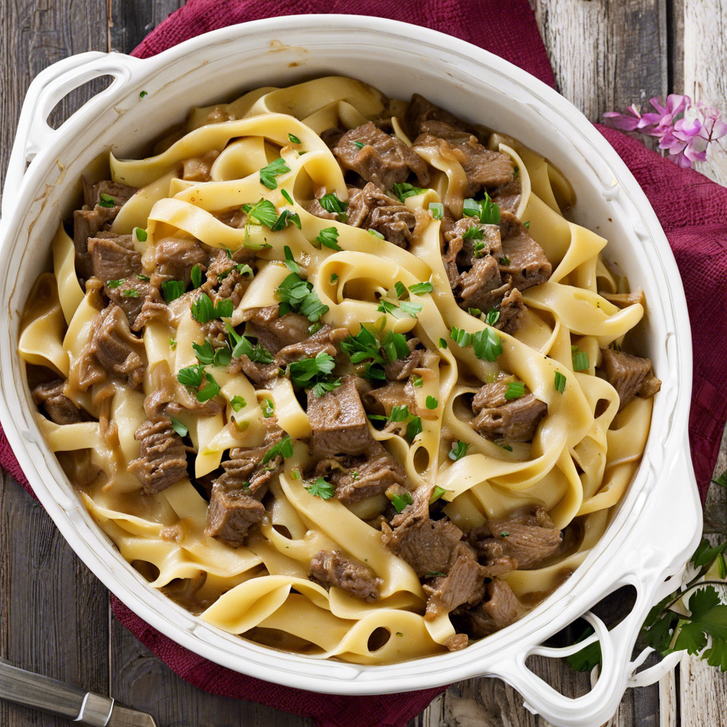 Read more about the article french onion beef and noodles