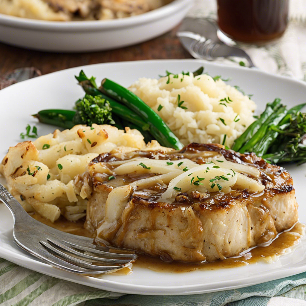 Read more about the article FRENCH ONION PORK CHOPS