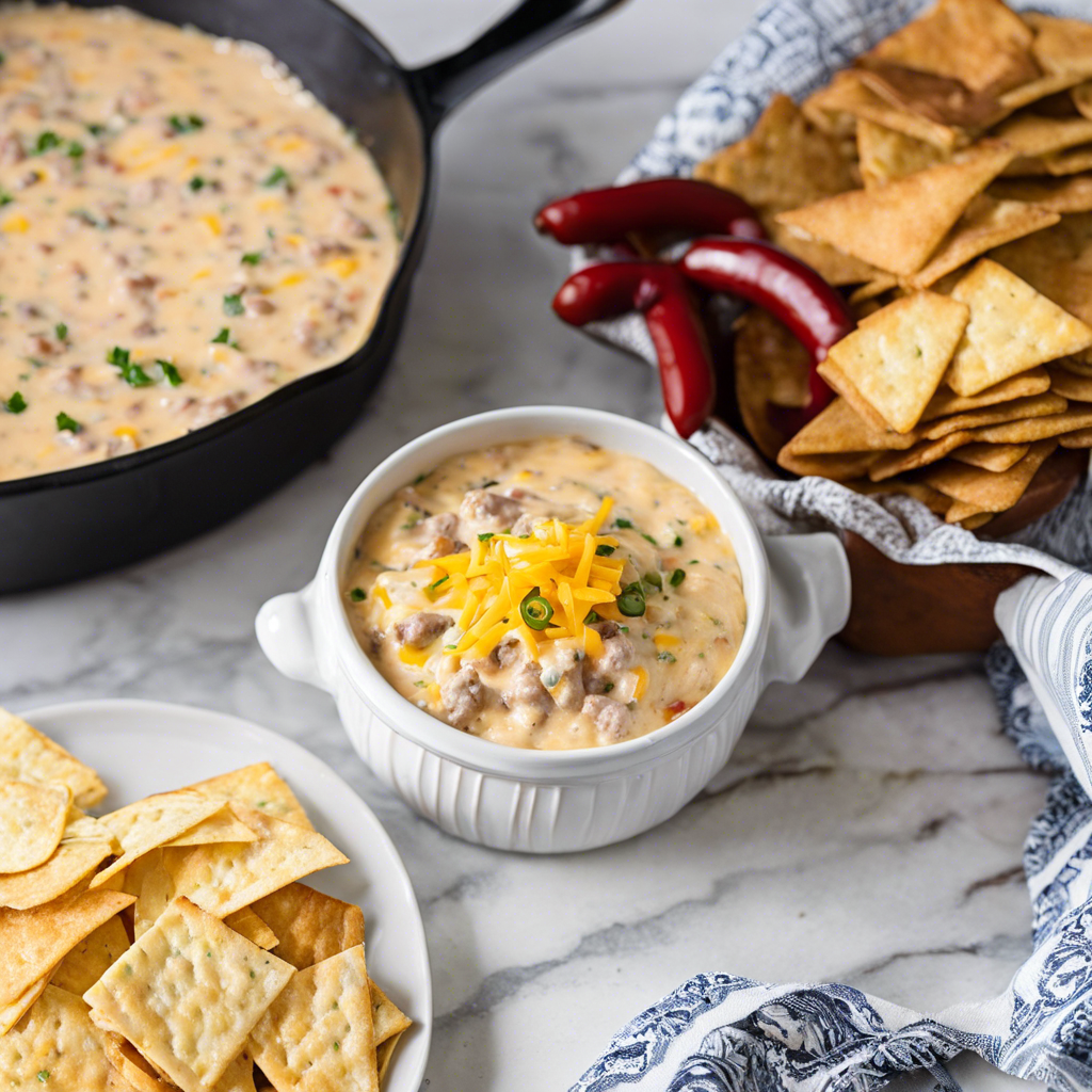 You are currently viewing Sausage Cheese Dip