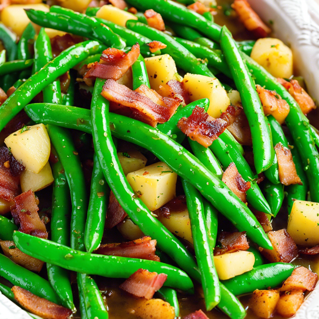 Read more about the article Country Ranch Green Beans ‘n Potatoes with Bacon