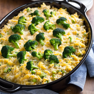 Read more about the article Broccoli, Rice, Cheese, and Chicken Casserole