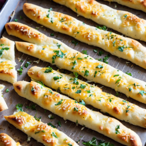 Read more about the article Homemade Cheesy Garlic Breadsticks